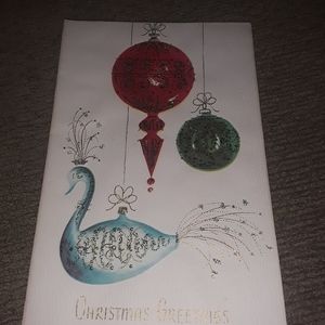 MCM Christmas Card Unused 1940s 1950s Retro Mid Century Modern HTF Rare